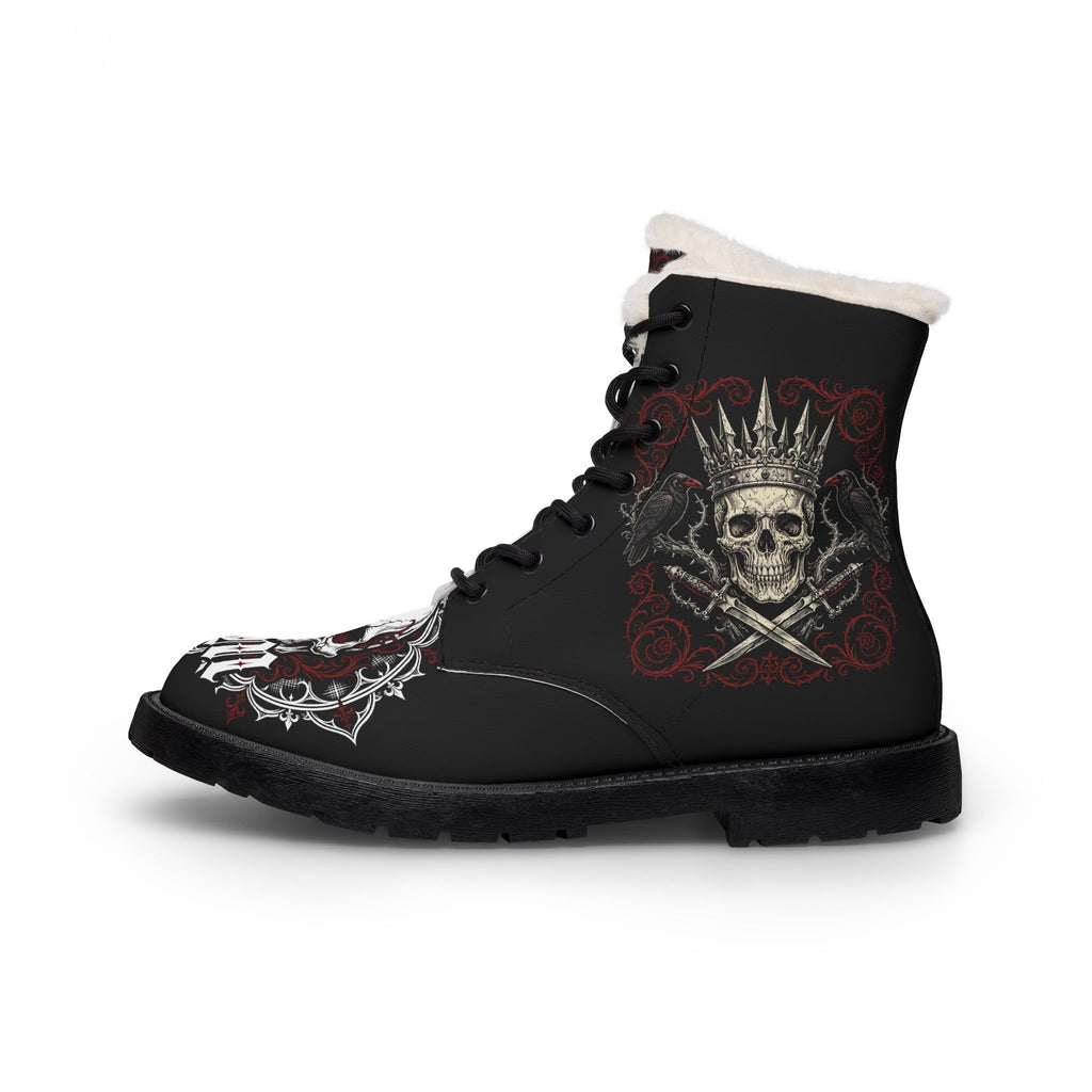Men's Fur and Leather Boots