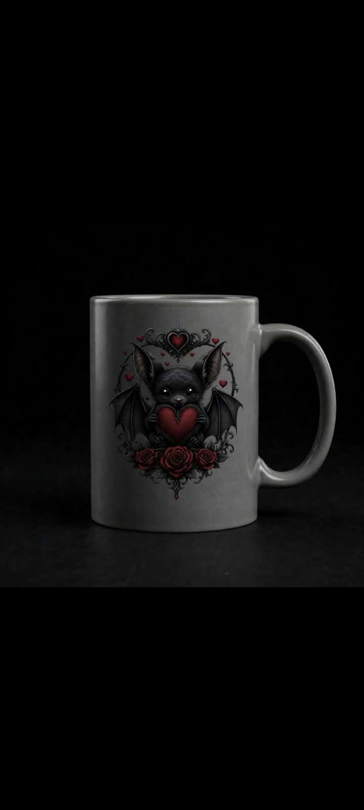 White glossy mug